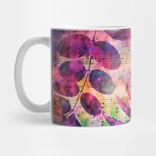 Botanical abstract collage 2 Mug